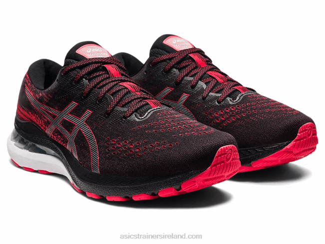 Gel-Kayano 28 Black/Electric Red Asics XXPD1878