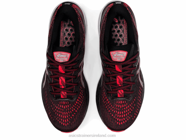 Gel-Kayano 28 Black/Electric Red Asics XXPD1878