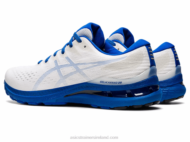 Gel-Kayano 28 White/Tuna Blue Asics XXPD1199