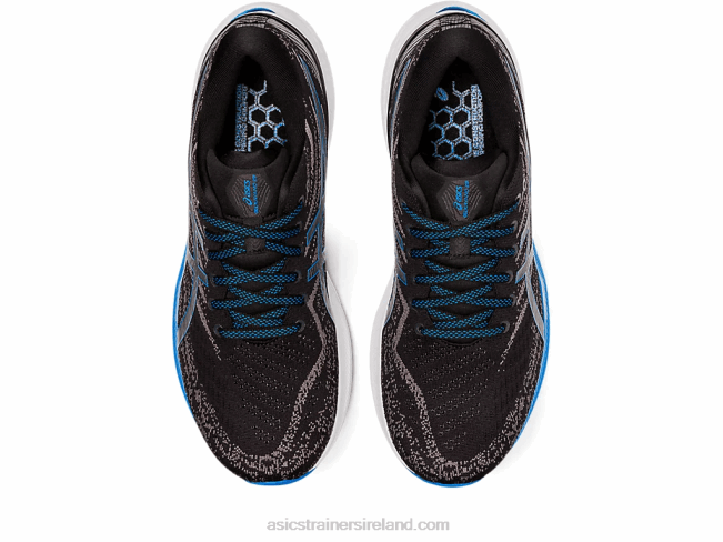 Gel-Kayano 29 Black/Electric Blue Asics XXPD930