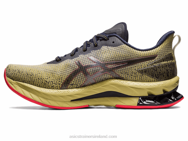 Gel-Kinsei Blast Le 2 Olive Oil/Electric Red Asics XXPD498