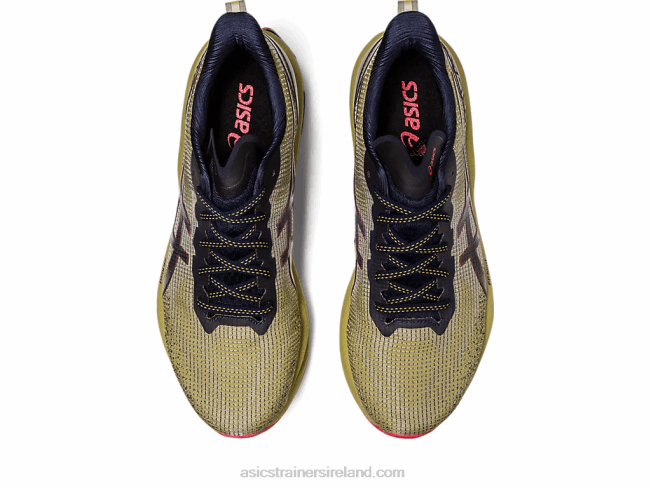 Gel-Kinsei Blast Le 2 Olive Oil/Electric Red Asics XXPD498