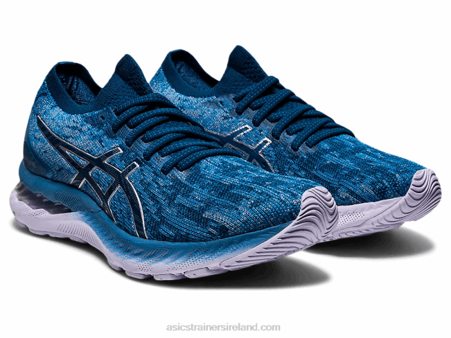 Gel-Nimbus 23 Knit Grey Floss/Mako Blue Asics XXPD3922