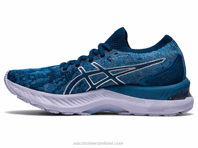 Gel-Nimbus 23 Knit Grey Floss/Mako Blue Asics XXPD3922