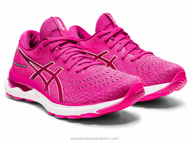 Gel-Nimbus 24 Fuchsia Red/White Asics XXPD3548