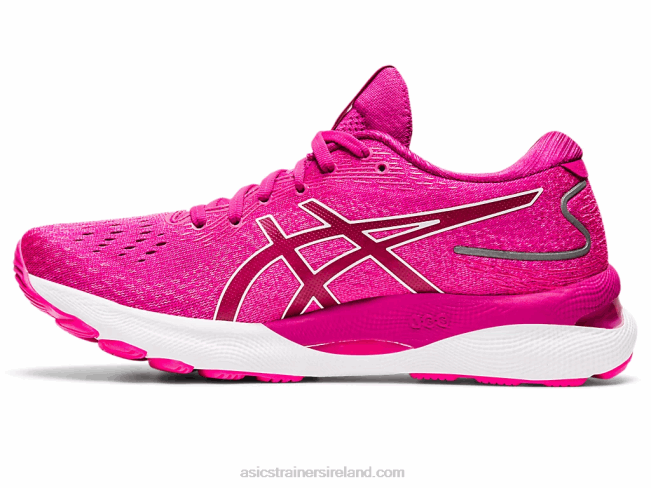 Gel-Nimbus 24 Fuchsia Red/White Asics XXPD3548