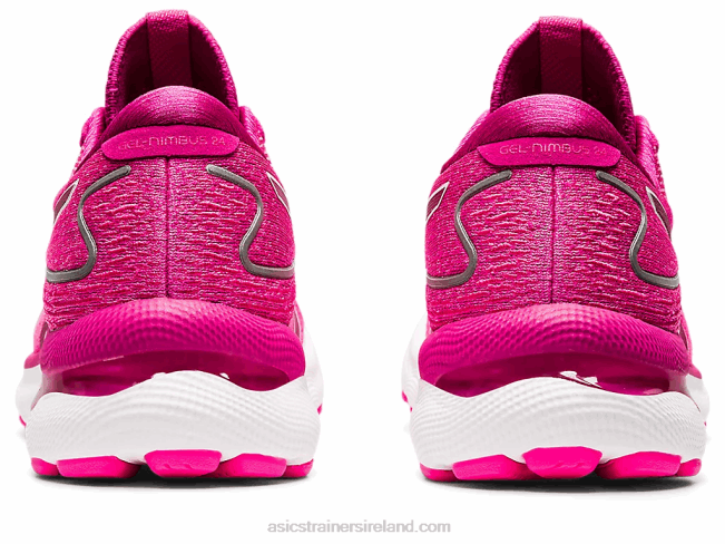 Gel-Nimbus 24 Fuchsia Red/White Asics XXPD3548