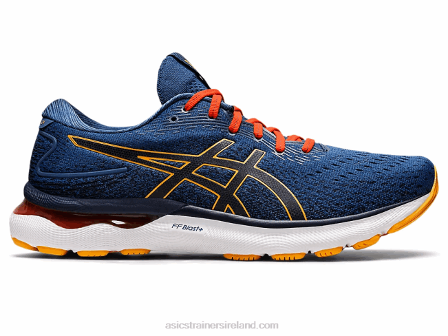 Gel-Nimbus 24 Midnight Blue/Citrus Asics XXPD1197