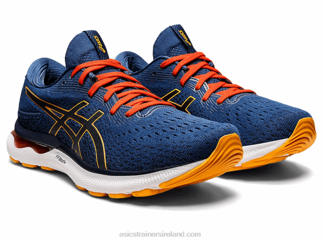 Gel-Nimbus 24 Midnight Blue/Citrus Asics XXPD1197