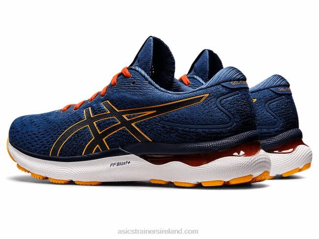 Gel-Nimbus 24 Midnight Blue/Citrus Asics XXPD1197