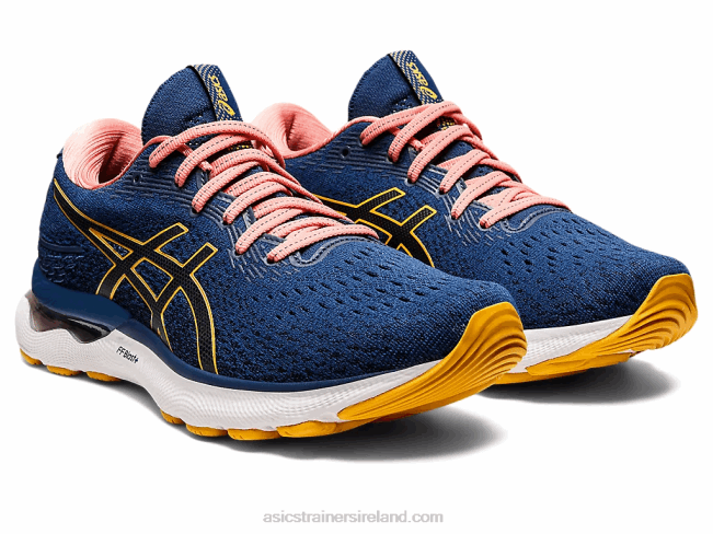 Gel-Nimbus 24 Midnight Blue/Tiger Yellow Asics XXPD2667