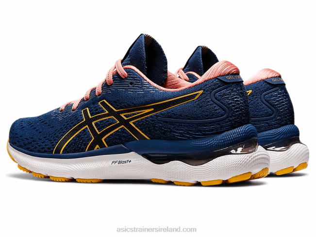 Gel-Nimbus 24 Midnight Blue/Tiger Yellow Asics XXPD2667