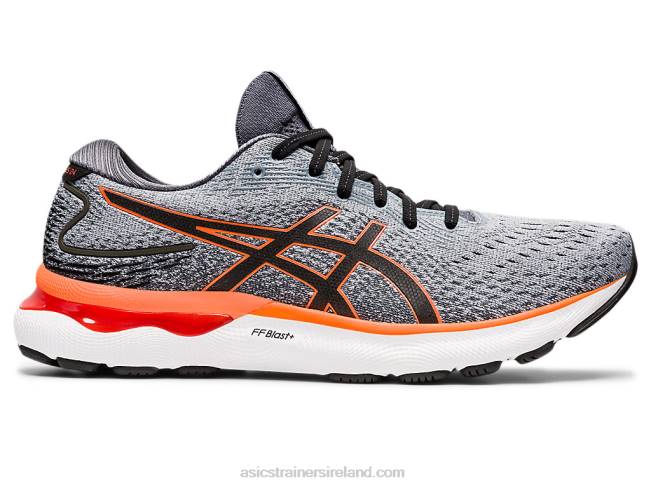 Gel-Nimbus 24 Sheet Rock/Shocking Orange Asics XXPD1558