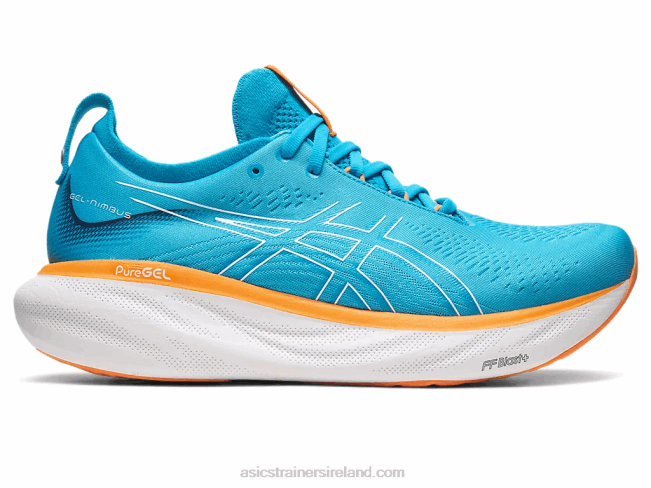 Gel-Nimbus 25 Extra Wide Island Blue/Sun Peach Asics XXPD191