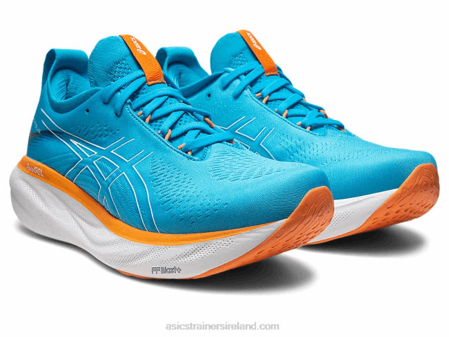 Gel-Nimbus 25 Extra Wide Island Blue/Sun Peach Asics XXPD191