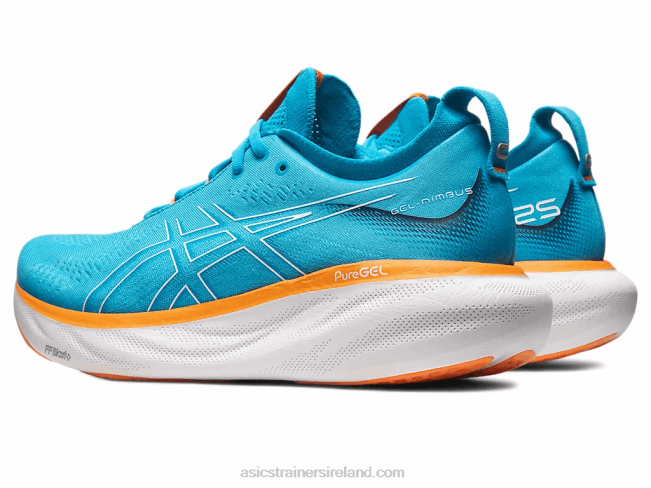 Gel-Nimbus 25 Extra Wide Island Blue/Sun Peach Asics XXPD191