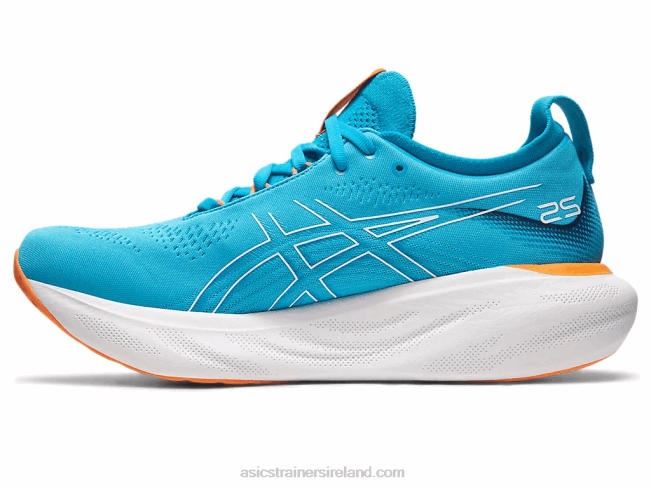 Gel-Nimbus 25 Extra Wide Island Blue/Sun Peach Asics XXPD191