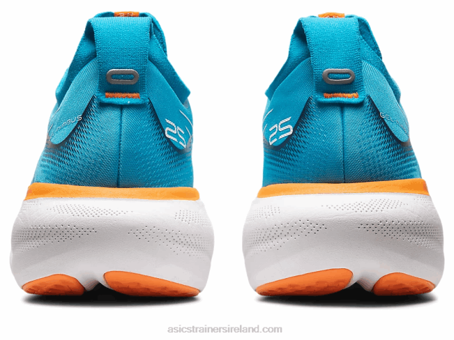 Gel-Nimbus 25 Extra Wide Island Blue/Sun Peach Asics XXPD191