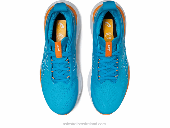 Gel-Nimbus 25 Extra Wide Island Blue/Sun Peach Asics XXPD191