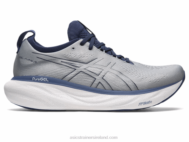 Gel-Nimbus 25 Extra Wide Sheet Rock/Indigo Blue Asics XXPD164