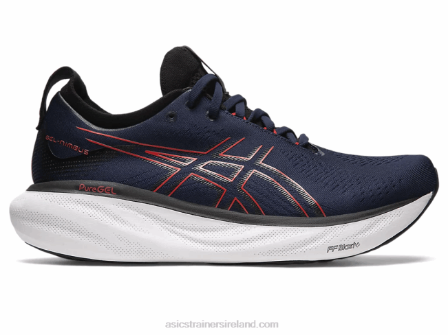 Gel-Nimbus 25 Midnight/Electric Red Asics XXPD333