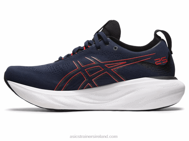 Gel-Nimbus 25 Midnight/Electric Red Asics XXPD333