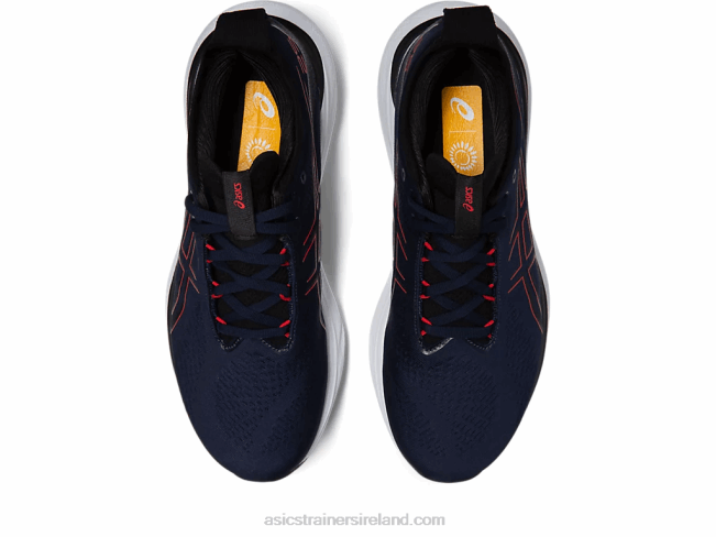 Gel-Nimbus 25 Midnight/Electric Red Asics XXPD333