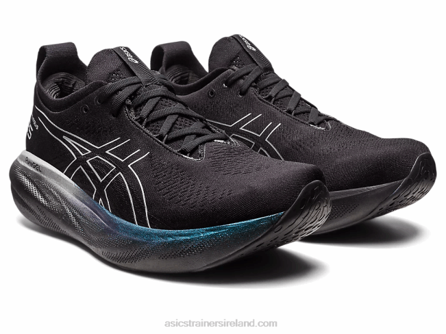 Gel-Nimbus 25 Platinum Black/Pure Silver Asics XXPD342