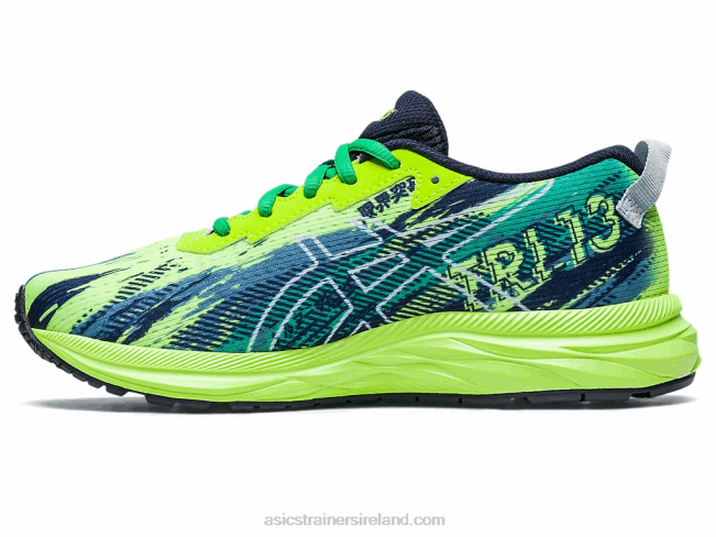 Gel-Noosa Tri 13 Grade School Hazard Green/Sky Asics XXPD4244