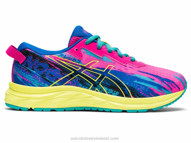 Gel-Noosa Tri 13 Grade School Pink Glo/Sour Yuzu Asics XXPD4484