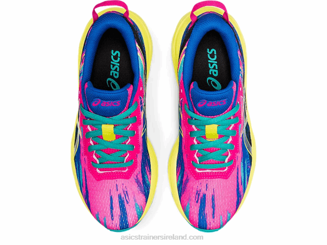 Gel-Noosa Tri 13 Grade School Pink Glo/Sour Yuzu Asics XXPD4484