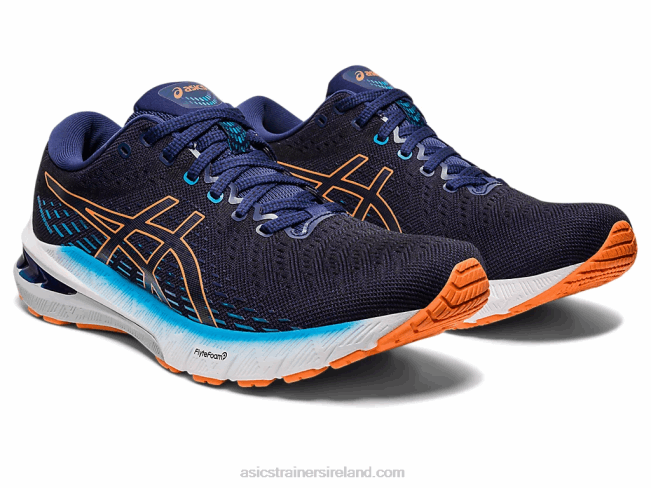 Gel-Pursue 8 Wide Indigo Blue/Sun Peach Asics XXPD386