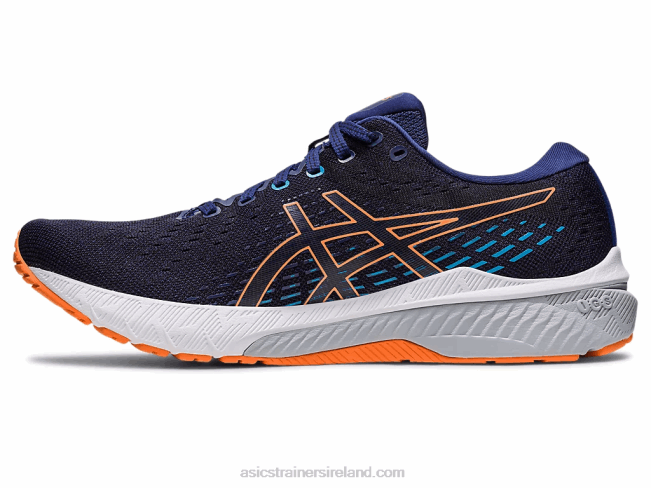 Gel-Pursue 8 Wide Indigo Blue/Sun Peach Asics XXPD386