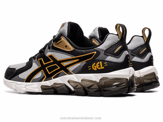 Gel-Quantum 180 6 Grade School Piedmont Grey/Black Asics XXPD4321