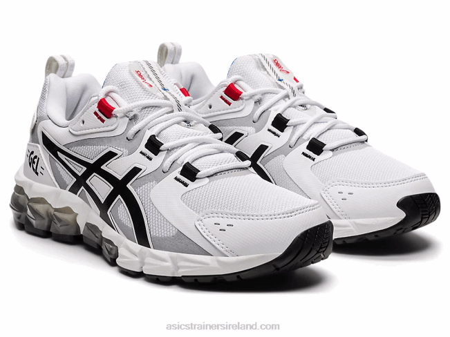 Gel-Quantum 180 6 Grade School White/Black Asics XXPD4422