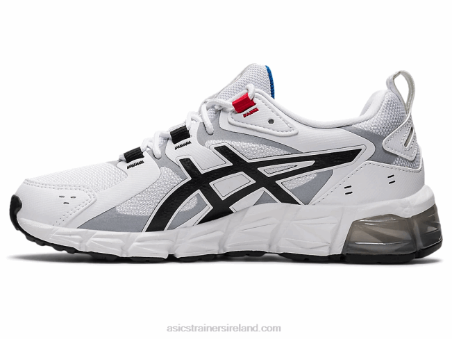 Gel-Quantum 180 6 Grade School White/Black Asics XXPD4422