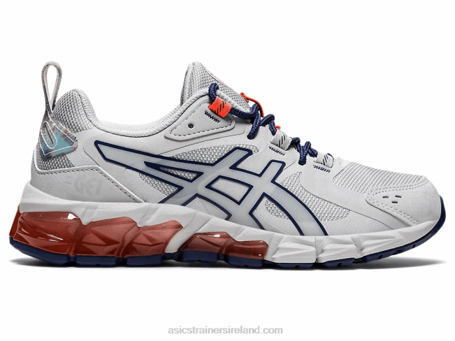 Gel-Quantum 180 Grade School Glacier Grey/Thunder Blue Asics XXPD4513