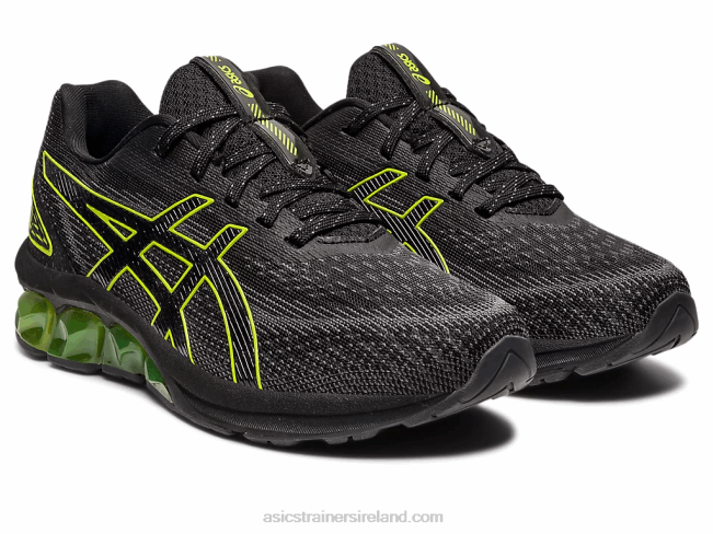 Gel-Quantum 180 VII Grade School Black/Neon Lime Asics XXPD4300