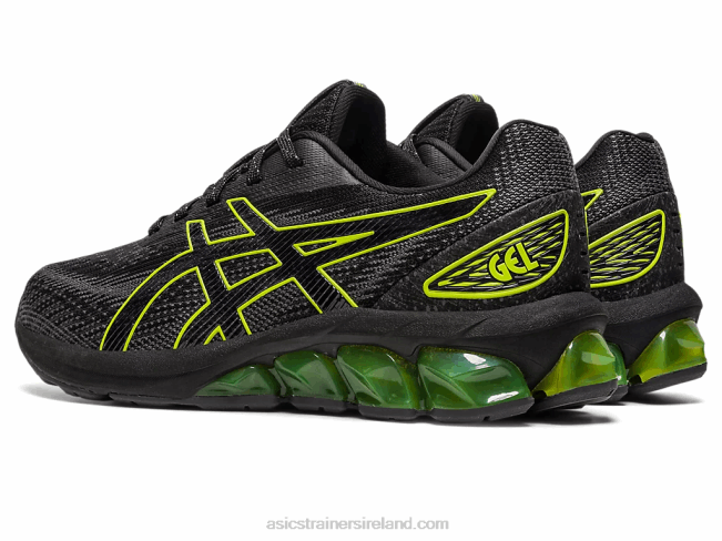 Gel-Quantum 180 VII Grade School Black/Neon Lime Asics XXPD4300