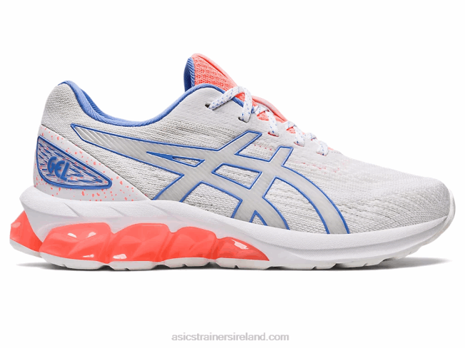 Gel-Quantum 180 VII Grade School White/Sun Coral Asics XXPD4299