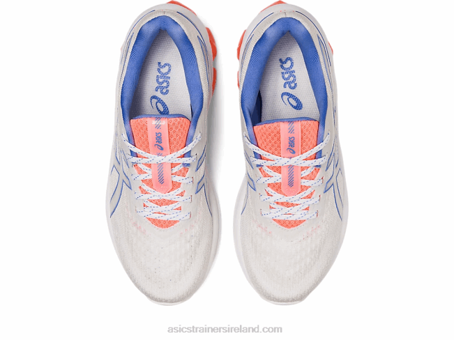 Gel-Quantum 180 VII Grade School White/Sun Coral Asics XXPD4299