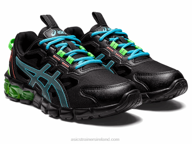 Gel-Quantum 90 3 Grade School Black/Aquarium Asics XXPD4373