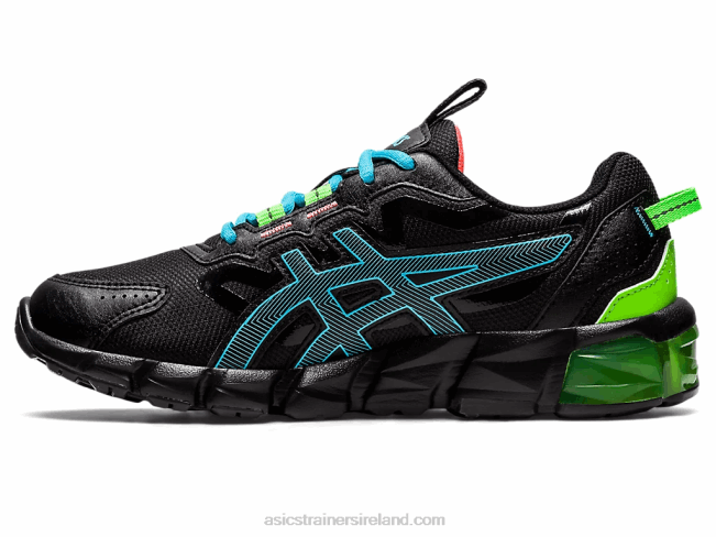 Gel-Quantum 90 3 Grade School Black/Aquarium Asics XXPD4373