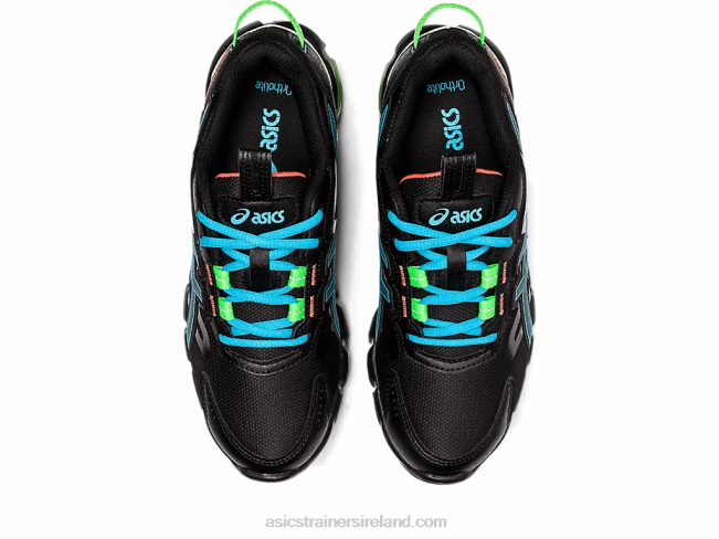 Gel-Quantum 90 3 Grade School Black/Aquarium Asics XXPD4373