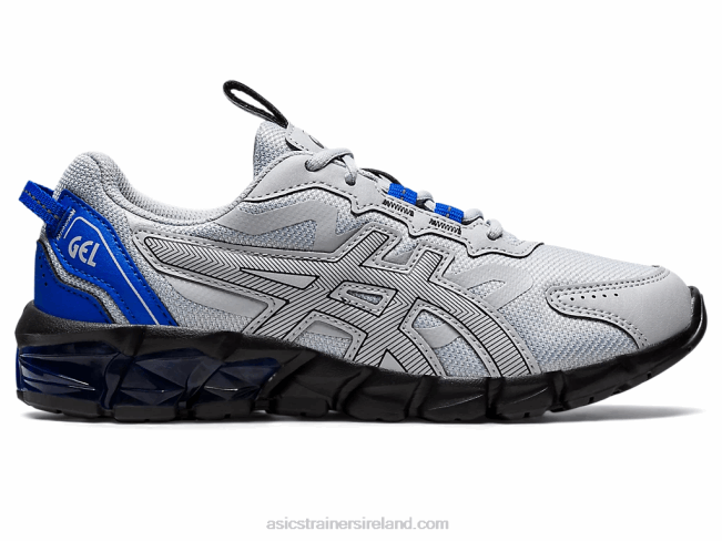 Gel-Quantum 90 3 Grade School Piedmont Grey/Black Asics XXPD911