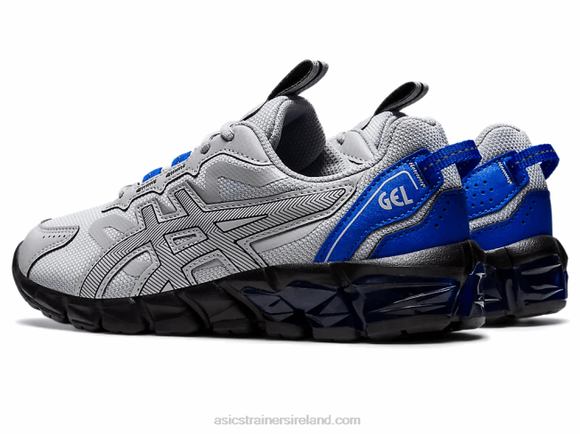 Gel-Quantum 90 3 Grade School Piedmont Grey/Black Asics XXPD911