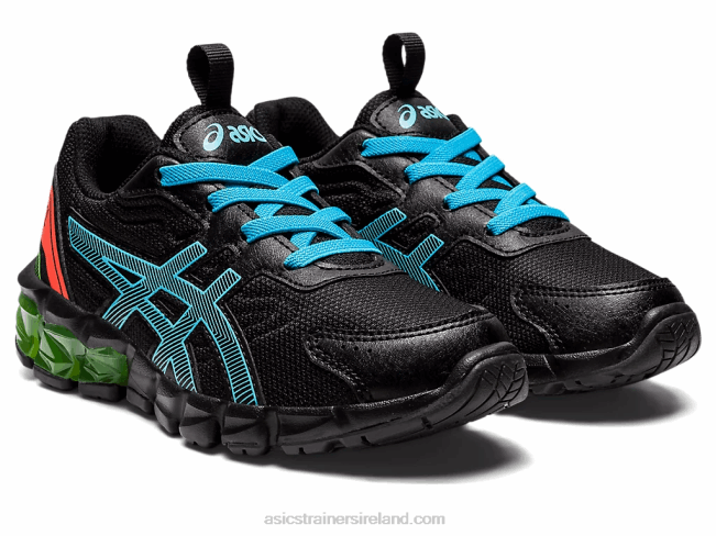 Gel-Quantum 90 3 Pre-School Black/Aquarium Asics XXPD4386