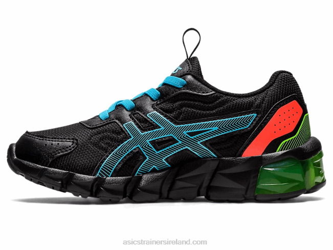 Gel-Quantum 90 3 Pre-School Black/Aquarium Asics XXPD4386