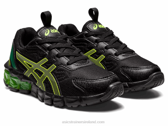 Gel-Quantum 90 3 Pre-School Black/Safety Yellow Asics XXPD4355