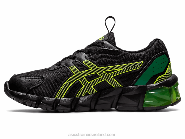 Gel-Quantum 90 3 Pre-School Black/Safety Yellow Asics XXPD4355